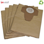 Invest Eco Paper tolmuimeja Kott De Longhi / Blaupunkt WD4000 / Einhell / Nilfisk (5tk)
