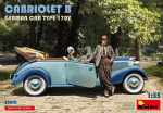 Liimitav mudel MiniArt 38018 Cabriolet B German Car Type 170V 1/35