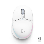 Logitech G - Gaming Mouse - Wireless - G705 LIGHTSYNC RGB Lighting, Bluetooth, Lightweight - White Mist