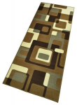 Vaip Hanse Home Hamla Retro Brown Cream, 80x300 cm
