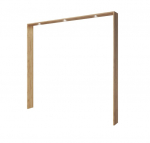 Raam kapile koos LED-valgustusega Xelo 230, tamm craft