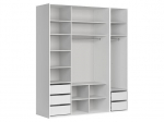 Riidekapp BRW Flex, valge