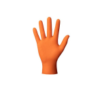 &Uuml;hekordsed nitriilkindad PowerGrip oranž L, 50 tk., L