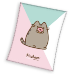 Pusheen Coral voodikate, 150x200 cm