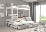 Narivoodi Adrk Furniture Queen, 80x180 cm, valge/hall