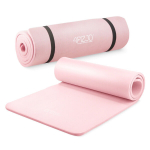 V&otilde;imlemise, jooga, treeningmatt 4FIZJO, 180 x 60 cm, 1 cm, roosa, libisemiskindel, fitness matt, yoga mat, treeninguteks, harjutusteks, uniwersalny