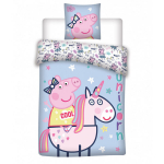 Peppa Pig laste voodipesukomplekt, 135x200, 2 osa