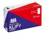 Klambrid Grand, pikkus 51mm, 12 tk, must