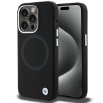 iPhone 15 Pro - must BMW Signature Liquid Silicone MagSafe &uuml;mbris
