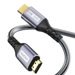HDMI 2.1 4.5m punutud kaabel 8K. kullatud pesad