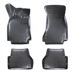 Auto kummimatid mustad 3D RIZLINE AUDI A4 (B8) (2008-2015)