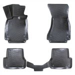 Auto kummimatid mustad 3D RIZLINE AUDI A6 C7 (2011-2018)