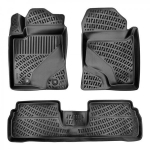 Auto kummimatid mustad 3D RIZLINE TOYOTA COROLLA VERSO II (2004-2009)