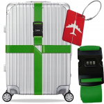 Turvav&ouml;&ouml; reisikohvrile, roheline