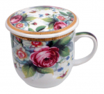 Portselanist kruus kaane ja filtriga (HS220,3)