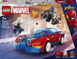 LEGO&reg; 76279 Marvel Spider-Mani ja Venomiseeritud Roheline Kurat Auto, M&auml;nguasi Superkangelaste Minifiguuridega