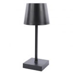 LED laualamp patareidega, must