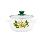 Ambition Emailitud pott kaanega K&uuml;doonia 18 cm, 2,9 l