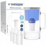 Wessper AquaClassic D2 kann sinine + 4x Wessper AquaClassic filtrit