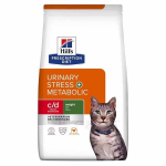 Hill's Prescription Diet Feline c/d Urinary Stress + Metabolic kuseteede probleemidega kassidele koos kanaga, 8 kg