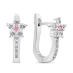 Brilio Silver h&otilde;bedased k&otilde;rvar&otilde;ngad tsirkoonidega EA1005WP