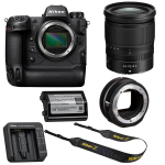 Nikon Z 9, (Z9) + Nikkor Z 24-70mm f/4 S + Nikon FTZ II Mount adapter