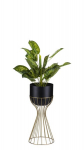Lillealus 46 cm, kuldne ja must, Loft stiilis
