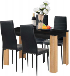 5-osaline s&ouml;&ouml;gikomplekt GoodHome, pruun/must