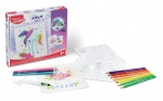 Piltide v&auml;rvimise komplekt Maped Creativ Aqua Art Unicorns