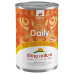 Almo Nature Daily, t&auml;isv&auml;&auml;rtuslik toit kassidele, kanaga, 24x400g