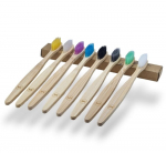 Bambusest hambaharjad Mundane, pehmed, 8 tk