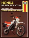 Honda MB, MBX, MT & MTX50 (80-93) Haynes Repair Manual 8th Revised edition