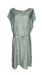 Kleit naistele, roheline / valge, XL/XXXL