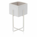 Lillepott Mizu White, 12x12x23 cm