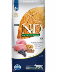 Farmina N&D Ancestral kuivtoit kassidele lambaliha, nisu, kaera ja mustikatega, 10 kg