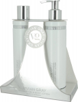 Komplekt Vivian Grey Crystals White luxury: kehakreem, 250 ml + du&scaron;igeel, 250 ml