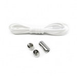 &Uuml;marad kingapaelad 100cm, 6 tk, valge