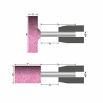 Keraamiline lihvketas Beta AR36P5V, 32x20 mm, 25 tk