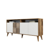 Kummut Milan 160, pruun/valge