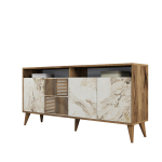 Kummut Milan 160, pruun/valge