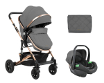 Universaalne jalutusk&auml;ru KikkaBoo Amaia 3in1, Dark Grey