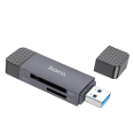 M&auml;lukaardilugeja Hoco HB45 USB-C/USB-A 2-in-1 USB2.0 hall