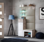 Esikukomplekt Gustavo VI, valge/pruun