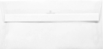 Dekoratiivsed &uuml;mbrikud Golden Star, l&auml;bipaistvad, DL 11x22, Extra White valge, 25 tk.