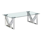 Aedatable - DKD HOME DECOR - Standard - Mitmev&auml;rviline - Klaas - 76 cm k&otilde;rgune
