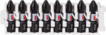 Kruviotsikute komplekt Bosch Impact Control PH2/L25; 8 tk