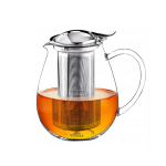 Wilmax teekann, 850 ml, Stiklinis ąsotis arbatai ir žolelėms "Wilmax" metalinis virdulys 0,85 l