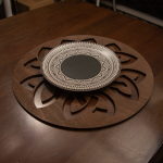 Stalo kilimėlio rinkinys (6 vienetai) Lugh - Wenge