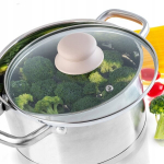 Kate Kuumakindlast klaasist kaas 20 cm poti jaoks