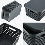 Korv kaanega Organiseerija S&auml;ilituskonteinerite kast 4,5L